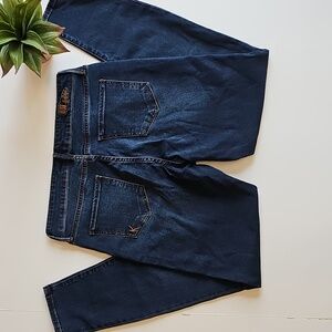 Kut from the Kloth Denim Jeans Womens 10 Dark Blue Skinny Whiskering EUC